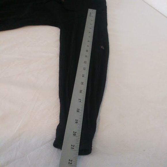 Liz Claiborne Lizsport women's size S black long sleeve blouse - Picture 7 of 13